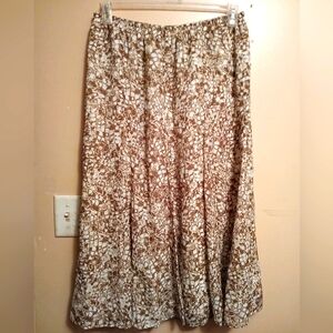 Kasper skirt (M)Polyester Brown
